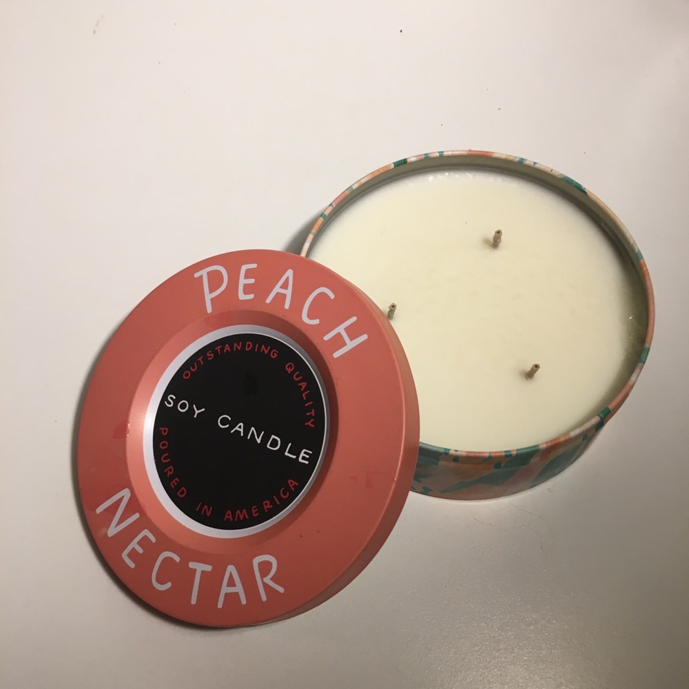 NEW Peach Nectar Soy Candle